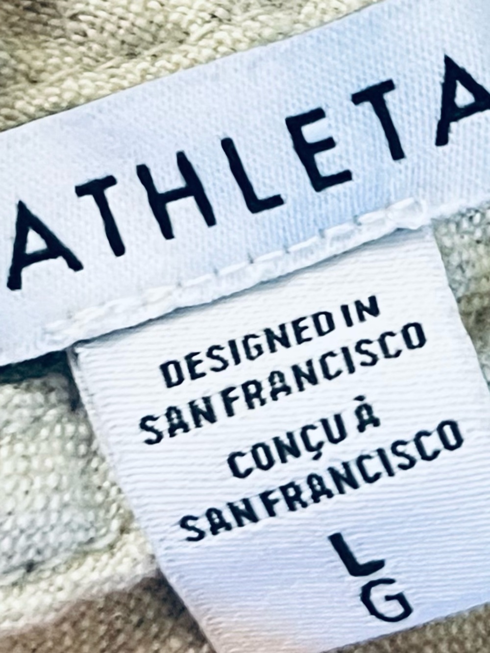 Athleta Natural V-Neck Linen Romper - Picture 7 of 7